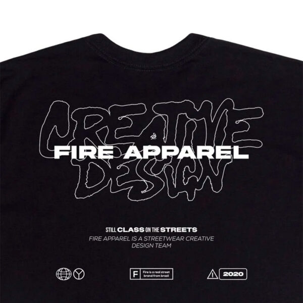 Camiseta Básica Fire Still Class On The Streets (Preto)7