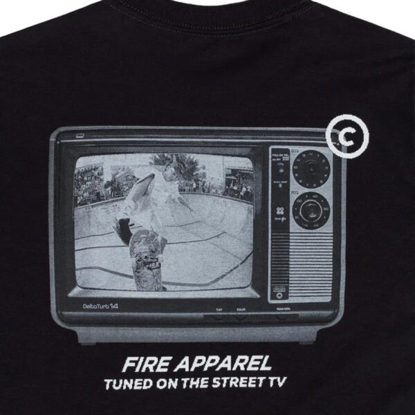 Camiseta Básica Fire Tuned On The Street Tv (Preto)9