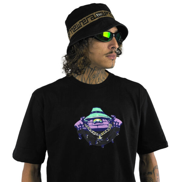 Camiseta Stranger Gangsta Pyramid (Preta)4