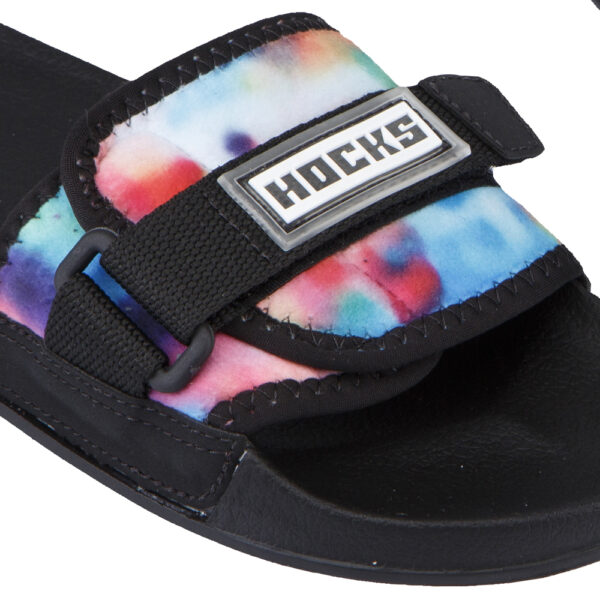 Chinelo Slide Hocks Unissex Borracha Bravo Fluffy | Preto3