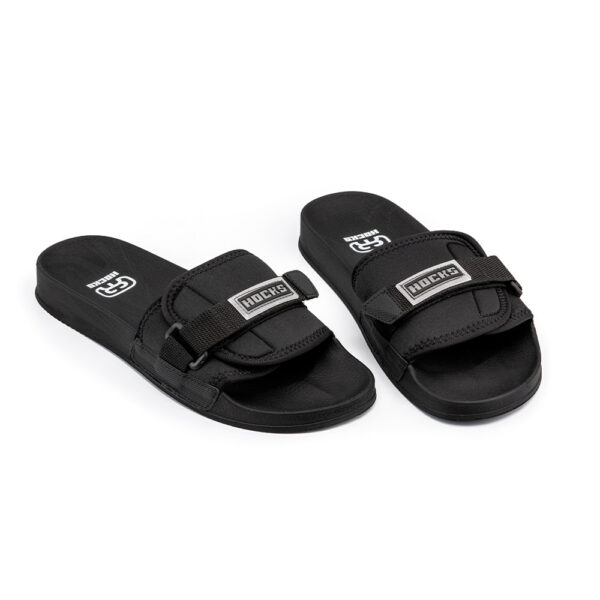 Slide Hocks Unissex Borracha Bravo Black1