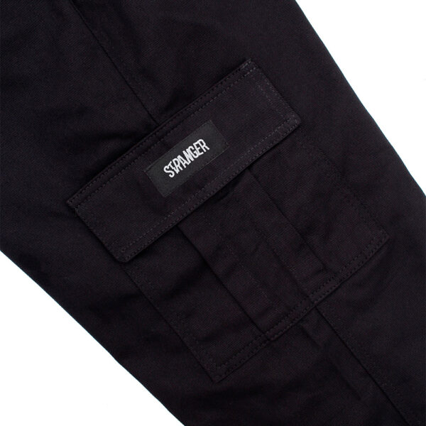 Calça Cargo Reta Stranger Preta