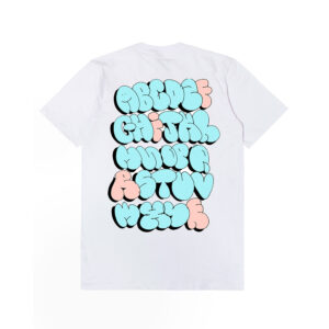 Camiseta Básica Fire Alphabet Branco