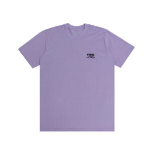 Camiseta Basica Fire Stencil Spray Lilas