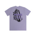 Camiseta Basica Fire Stencil Spray Lilas