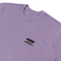 Camiseta Basica Fire Stencil Spray Lilas