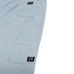 Calça Carpinteiro Jeans Reta Stranger Azul Claro - Imagem 4