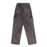 Calça Jeans Cargo Reta Stranger Estonada - Imagem 2