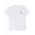 Camiseta Fire Alphabet Branca Masculina Básica com Estampa