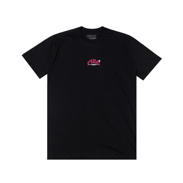 Camiseta Fire Street Masked Graff Preta Masculina Estampada Streetwear
