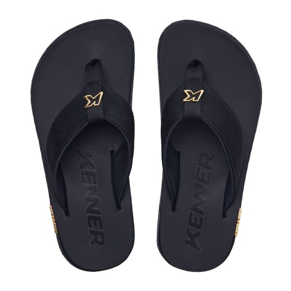Chinelo Sandalia Kenner Kivah Preto - Imagem 4