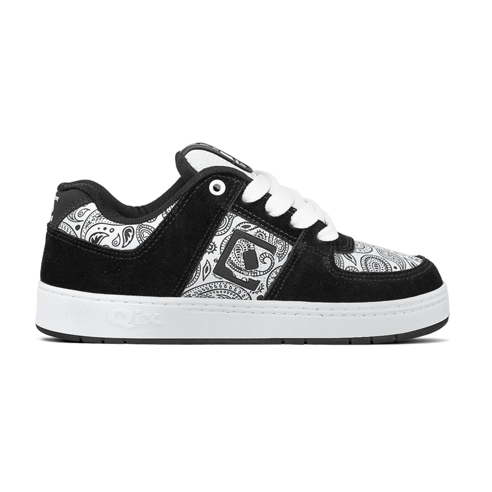 Tênis Qix 90s OG Branco Preto retrô original