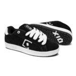 Tenis Qix Combat Suede Preto Branco - Imagem 2