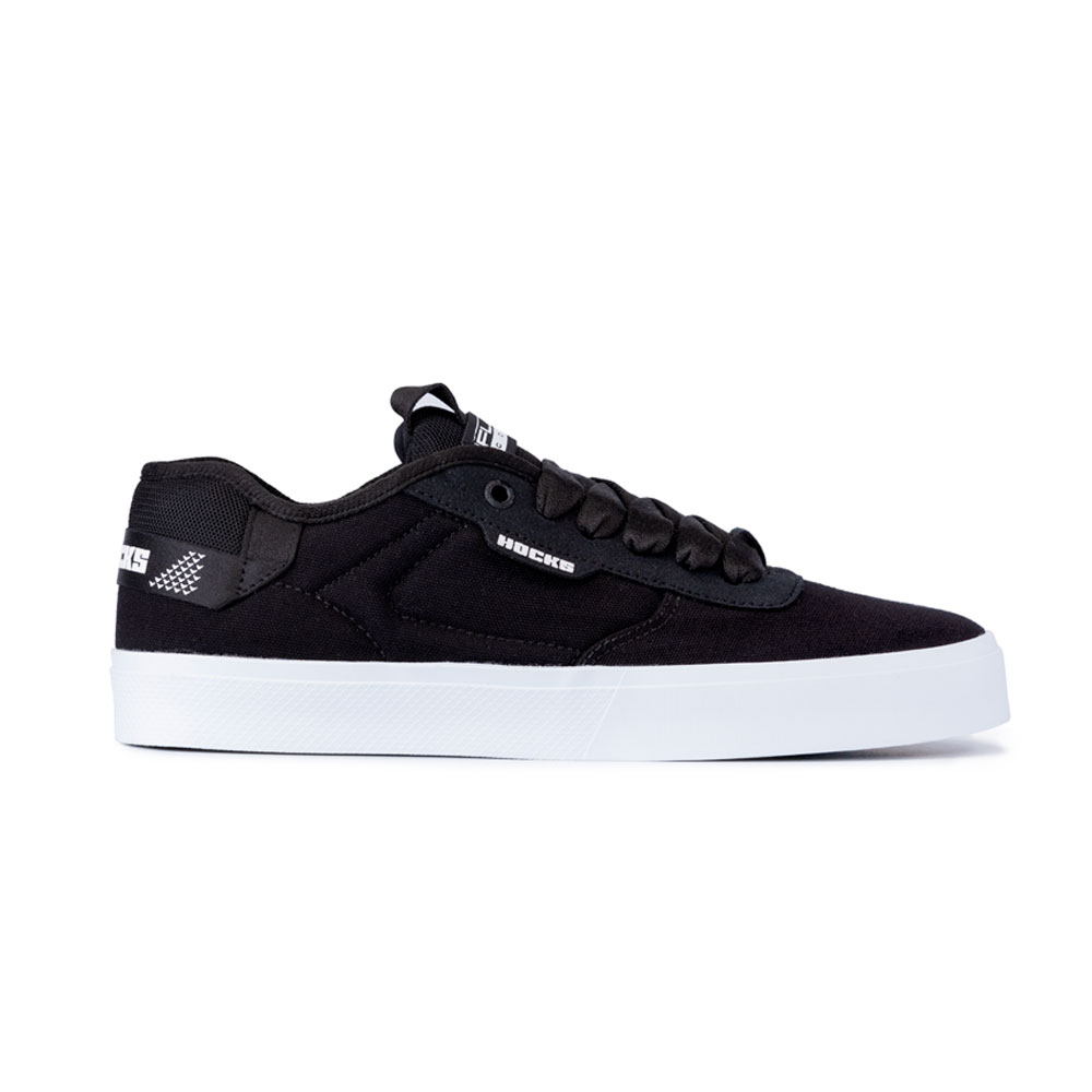 Tênis Hocks Flat Core Classic Black original com solado vulcanizado