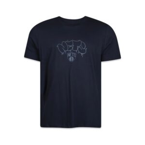 Camiseta Regular Brooklyn Nets Hiphop Original Loja Atwork