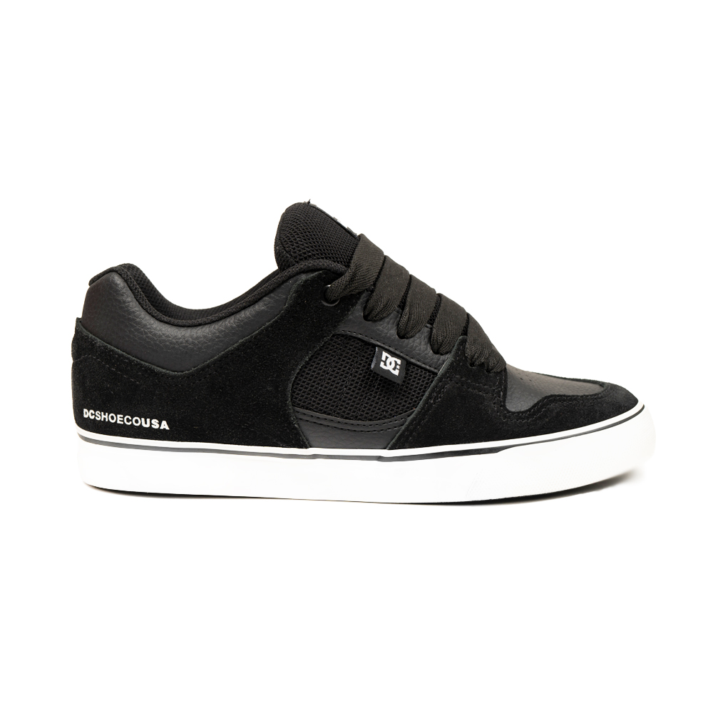 Tênis DC Shoes Course XL Black/White – Original Loja Atwork Tênis DC Shoes Course XL Black White Original