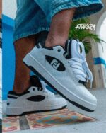 Tênis Freeday Switch Branco Preto - Imagem 3