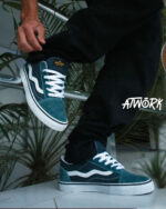 Tenis Mad Rats Old School Azul petroleo - Imagem 2