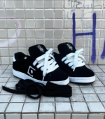 Tenis Qix Combat Suede Preto Branco - Imagem 4