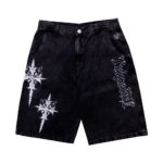 Bermuda Trip Side Baggy Jeans Marmorizada Cruz - Imagem 3