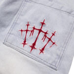 Calça Trip Side Baggy Jeans Azul Claro Cruz Red - Imagem 6