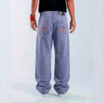 Calça Trip Side Baggy Jeans Azul Estonado Cruz Red - Imagem 2