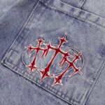 Calça Trip Side Baggy Jeans Azul Estonado Cruz Red - Imagem 8