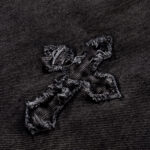 Calça Trip Side Baggy Jeans Estonada Patch Cruz Desfiado - Imagem 7