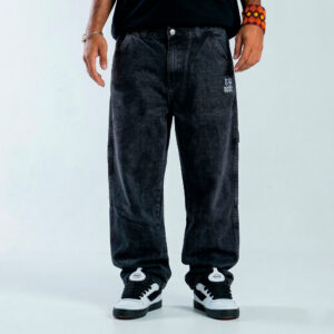 calca trip side baggy jeans estonada duplo carpinteiro cruz streetwear