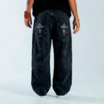 Calça Trip Side Baggy Jeans Estonada Duplo Carpinteiro Cruz - Imagem 2