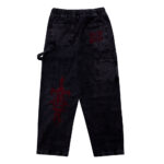 Calça Trip Side Baggy Jeans Marmorizada Bordada Red - Imagem 4