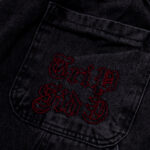 Calça Trip Side Baggy Jeans Marmorizada Bordada Red - Imagem 8