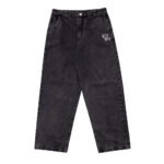 Calça Trip Side Baggy Jeans Marmorizada Cruz Bordada Red - Imagem 3