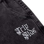 Calça Trip Side Baggy Jeans Marmorizada Cruz Bordada Red - Imagem 8