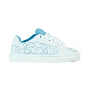 Tênis Tesla Hertz Art White Blue branco e azul
